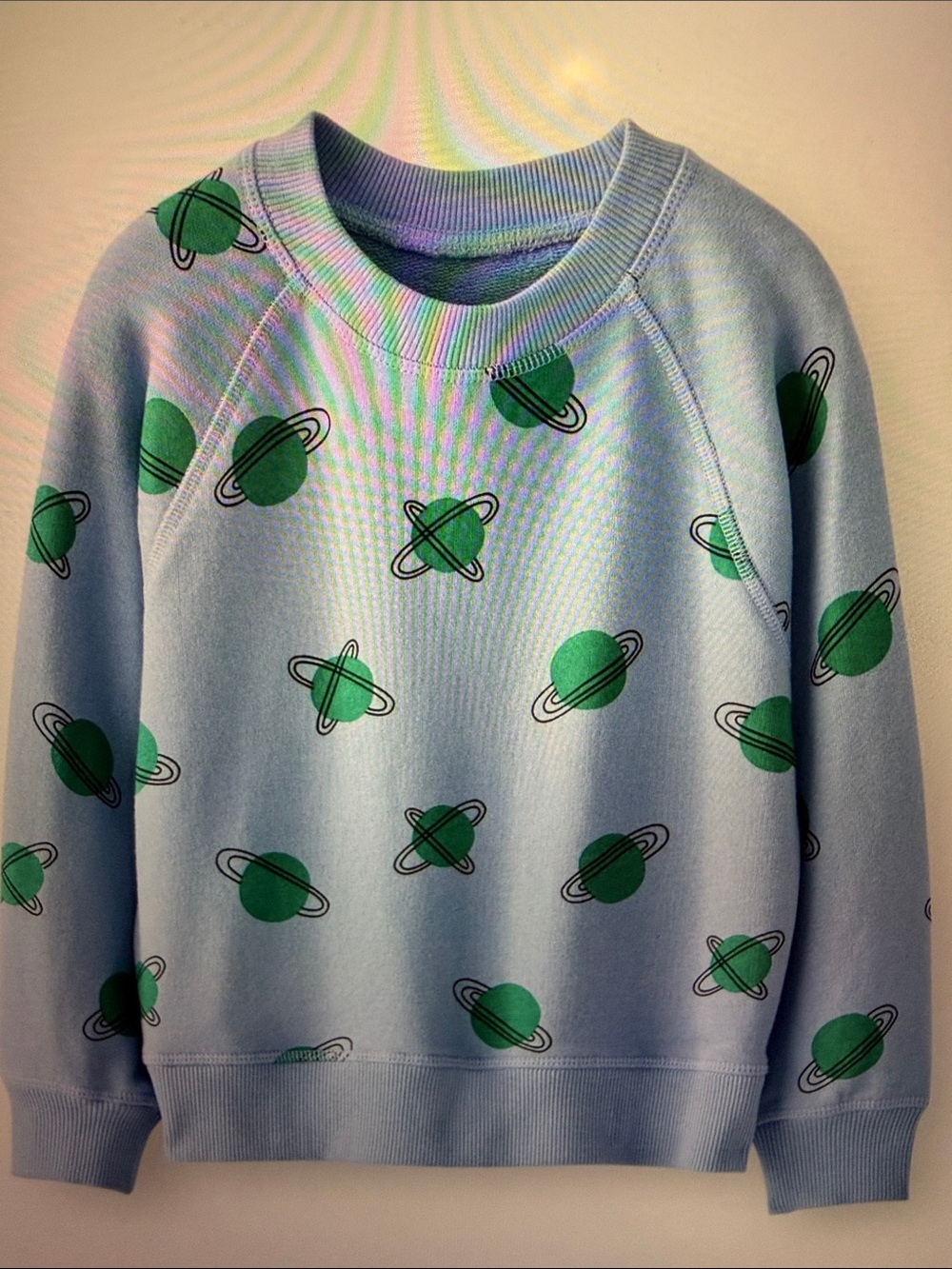 Hanna Andersson French Terry Saturn Sweatshirt, 10